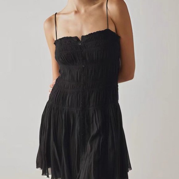 Free people White Strapless Ruched Mini Dress - Picture 8 of 8